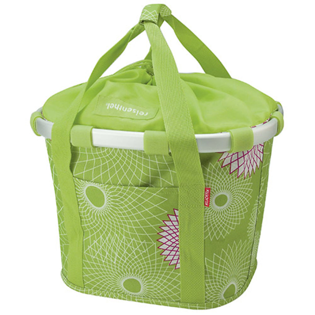 Mandtas KLICKfix Bikebasket - Crystals Lime Green - 15 Liter Mandtas KLICKfix Bikebasket - Crystals Lime Green - 15 Liter